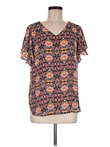 Ann Taylor LOFT Short Sleeve Blouse (view 1)