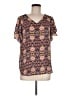 Ann Taylor LOFT Orange Short Sleeve Blouse Size M - photo 1