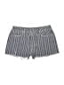 GRLFRND 100% Polyester Stripes Blue Denim Shorts Size 23 waist - photo 1