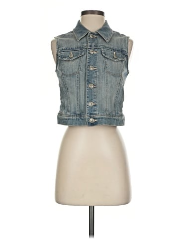 LC Lauren Conrad Denim Vest (view 1)