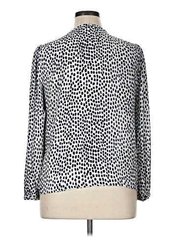 J.Crew Factory Store 3/4 Sleeve Blouse (view 2)