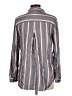BeachLunchLounge Stripes Gray Long Sleeve Button-Down Shirt Size L - photo 2