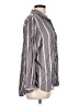 BeachLunchLounge Stripes Gray Long Sleeve Button-Down Shirt Size L - photo 4
