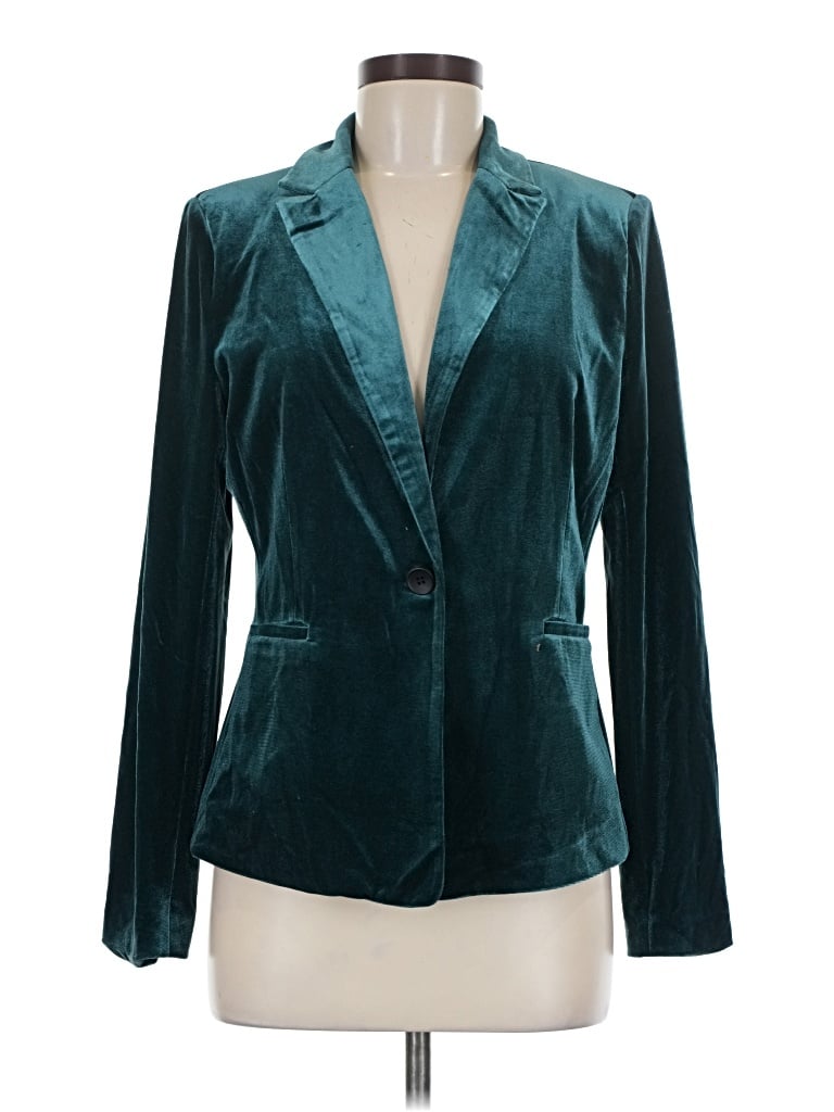 Pre-owned Molly Bracken Blazer Jacket In Teal