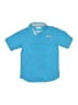 Columbia 100% Polyester Blue Short Sleeve Button-Down Shirt Size 10 - 12 - photo 1