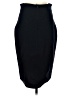 Escada Solid Black Blue Formal Skirt Size EU 36 / US 6 - photo 2