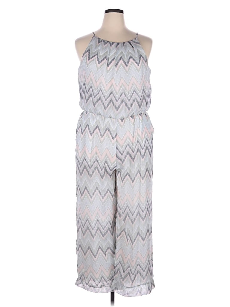 Pre-owned Tacera Jumpsuit In Gray