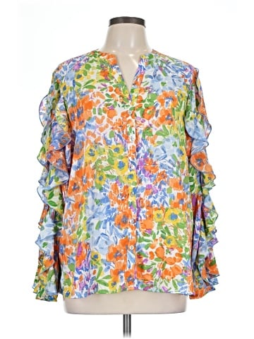 Cato 3/4 Sleeve Blouse (view 1)