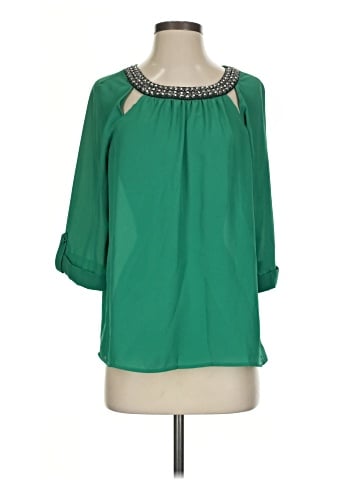Skies Are Blue 3/4 Sleeve Blouse (view 1)