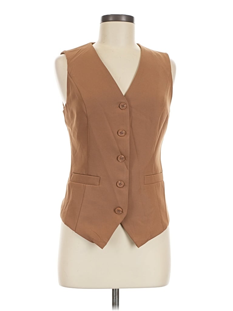 Pre-owned Sincerely Jules Sleeveless Blouse In Brown