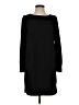 J.Crew 100% Polyester Solid Black Casual Dress Size 2 - photo 1