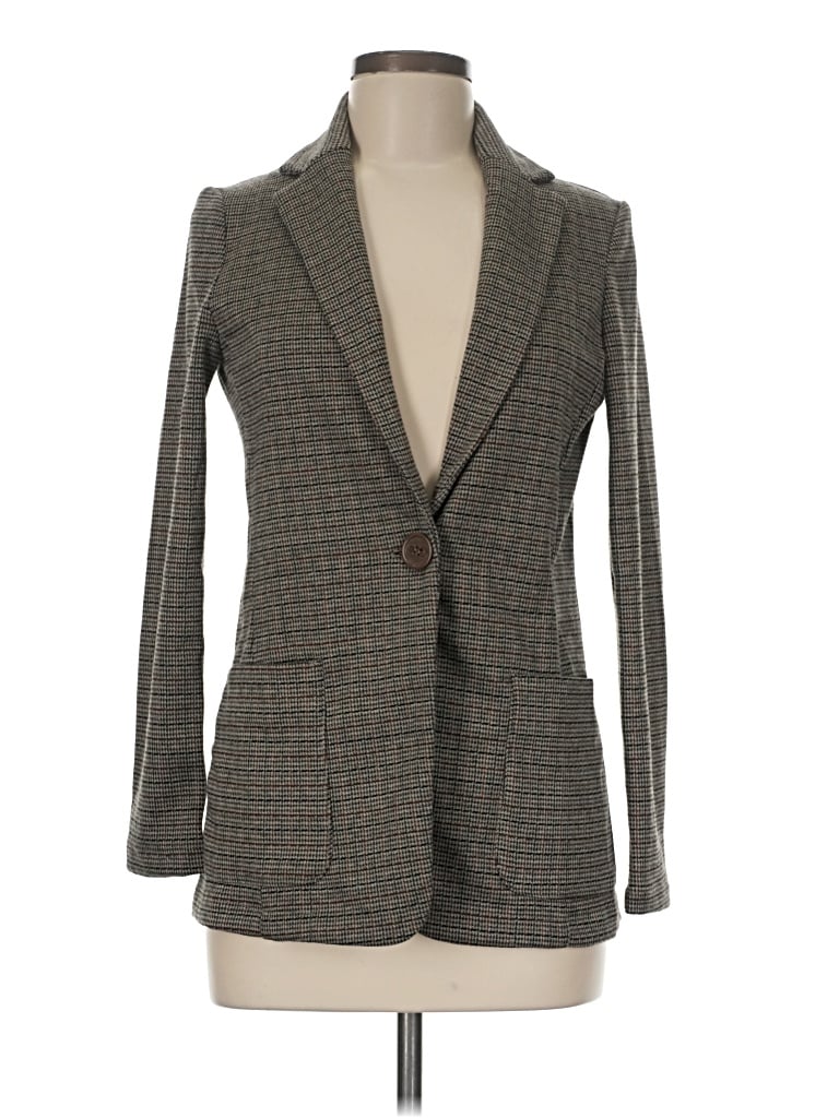 Pre-owned Max Studio Blazer Jacket In Gray