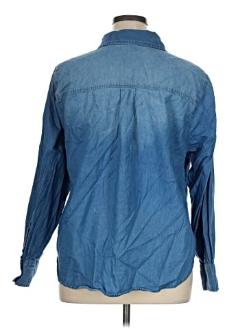 Torrid Long Sleeve Button-Down Shirt (view 2)