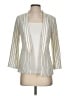 H&M Stripes Ivory Blazer Size 2 - photo 1