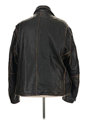 Calvin Klein Leather Jacket (view 2)