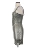 Soprano Metallic Silver Cocktail Dress Size S - photo 5