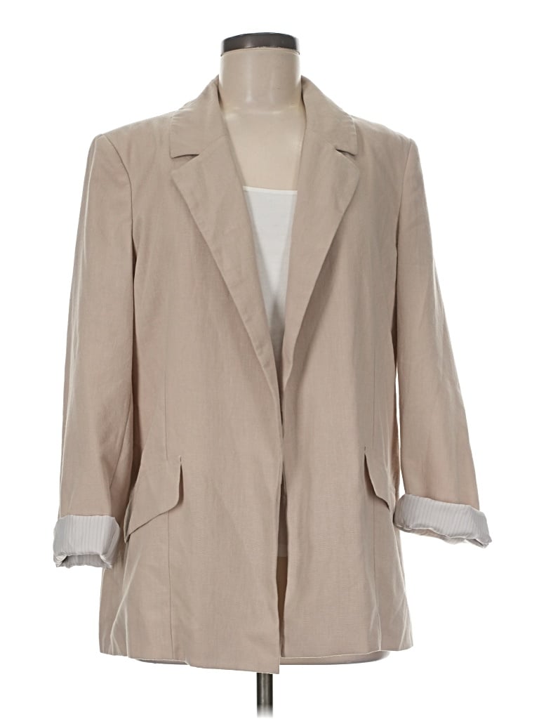 Pre-owned Primark Blazer Jacket In Tan