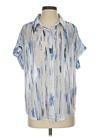 DKNY Short Sleeve Blouse (view 1)