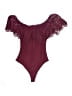 Alya Burgundy Bodysuit Size XS - photo 2