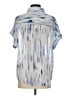 DKNY Blue Short Sleeve Blouse Size M - photo 2