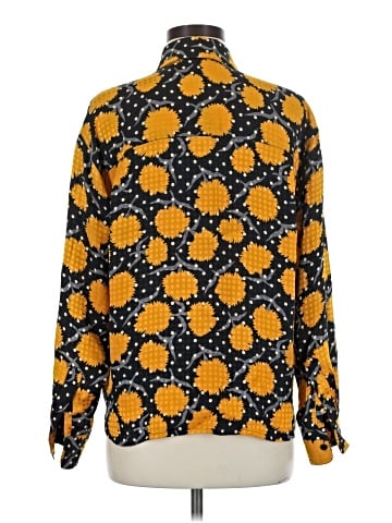Anne Klein II Long Sleeve Silk Top (view 2)