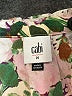 CAbi 100% Polyester Floral Pink Long Sleeve Blouse Size M - photo 7