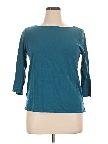 Ann Taylor LOFT Outlet 3/4 Sleeve T-Shirt (view 1)
