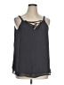 Torrid Gray Sleeveless Blouse Size 1X Plus (1) - photo 1