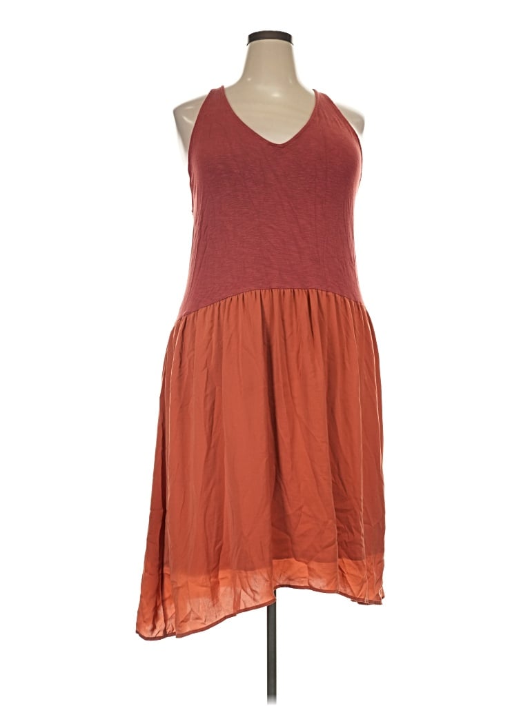 Pre-owned Left Coast By Dolan Casual Dress In Orange