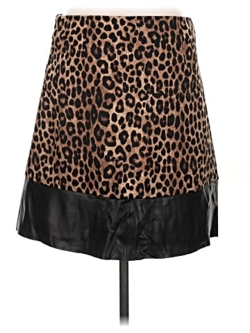 MICHAEL Michael Kors Faux Leather Skirt (view 2)