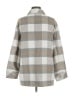 Kensie 100% Polyester Plaid Gray Coat Size M - photo 2