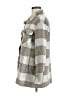 Kensie 100% Polyester Plaid Gray Coat Size M - photo 5