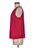 Nine West 100% Polyester Red Sleeveless Blouse Size M - photo 5