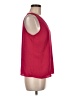 Nine West 100% Polyester Red Sleeveless Blouse Size M - photo 4