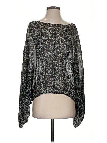Rachel Zoe Long Sleeve Silk Top (view 1)