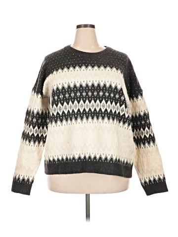 Bobeau Pullover Sweater (view 1)