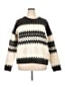 Bobeau Chevron-herringbone Gray Pullover Sweater Size 2X - photo 1