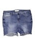 Torrid Blue Denim Shorts Size 18 - photo 1