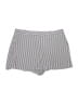 Zara Checkered-gingham Silver Shorts Size XL - photo 1
