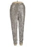 Cable & Gauge Metallic Silver Casual Pants Size XL - photo 1