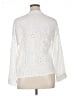 Unbranded 100% Polyester Ivory Long Sleeve Blouse Size XL - photo 2