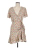 BB Dakota Floral Tan Casual Dress Size 6 - photo 1