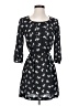 Cooperative 100% Polyester Graphic White Black Casual Dress Size XS - photo 1