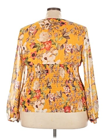 INC International Concepts Long Sleeve Blouse (view 2)