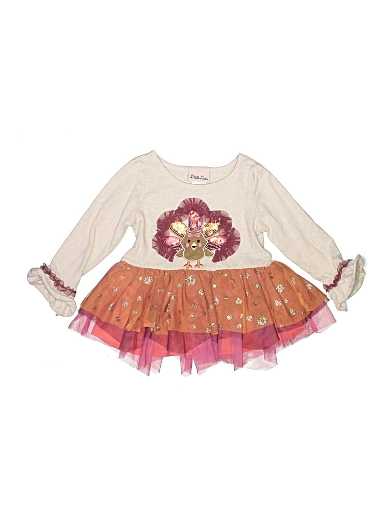 Pre-owned Little Lass Kids' Dress In Ivory