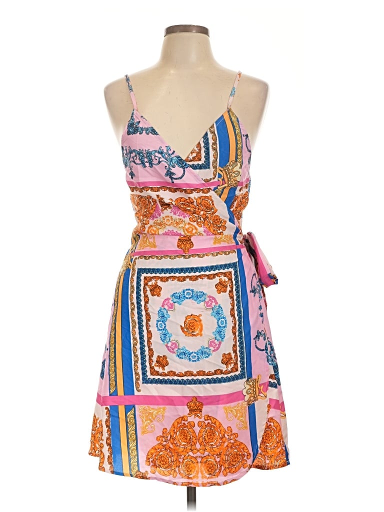 Pre-owned Boohoo Casual Dress In Orange