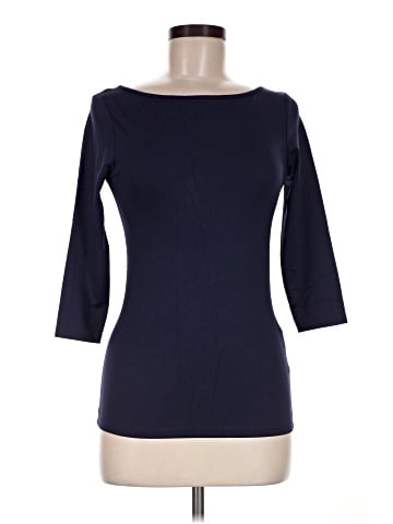 Zara W&B Collection 3/4 Sleeve T-Shirt (view 1)