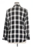 Sanctuary 100% Rayon Plaid Gray Long Sleeve Button-Down Shirt Size XL - photo 2
