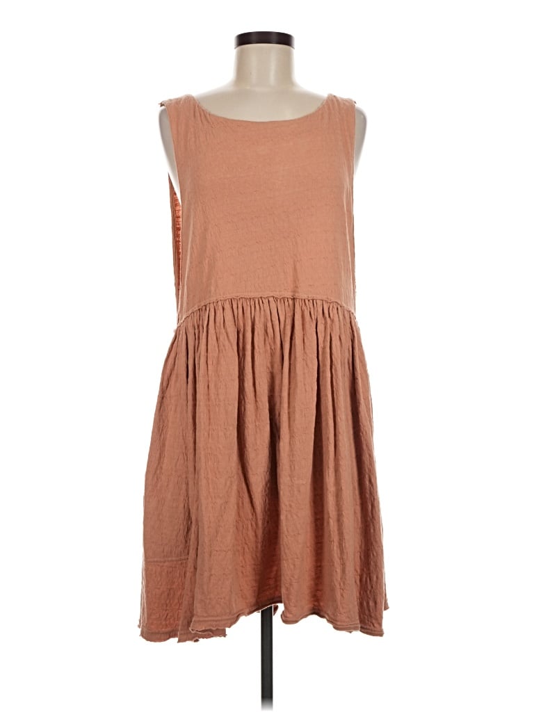 Pre-owned Fp Beach Casual Dress In Brown