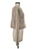LoveShackFancy Metallic Tan Wool Pullover Sweater Size M - photo 4